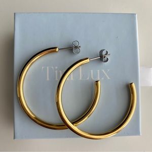 Tini Lux Large Gold Hoops